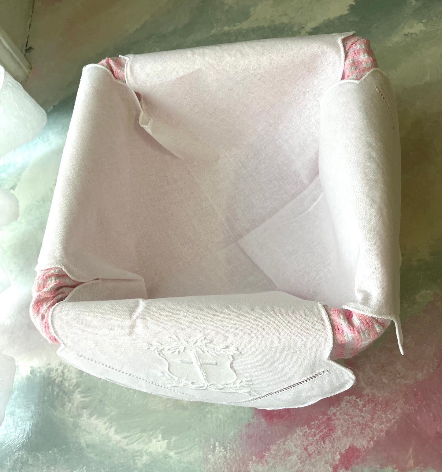 Cross Bread Basket Cover