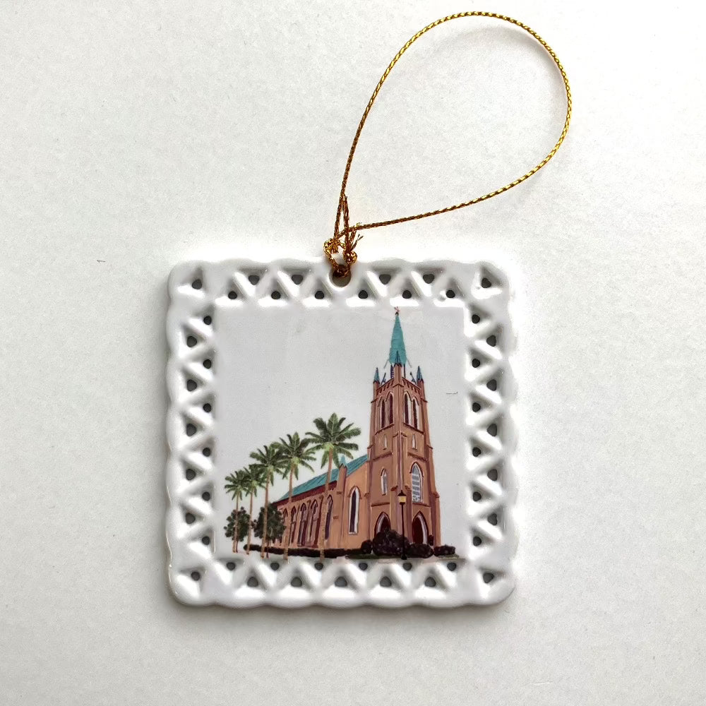 Christmas in Savannah Ceramic Ornaments