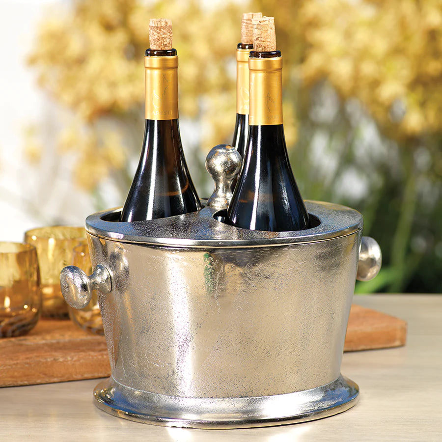 Three Bottle Wine Holder Ice Bucket