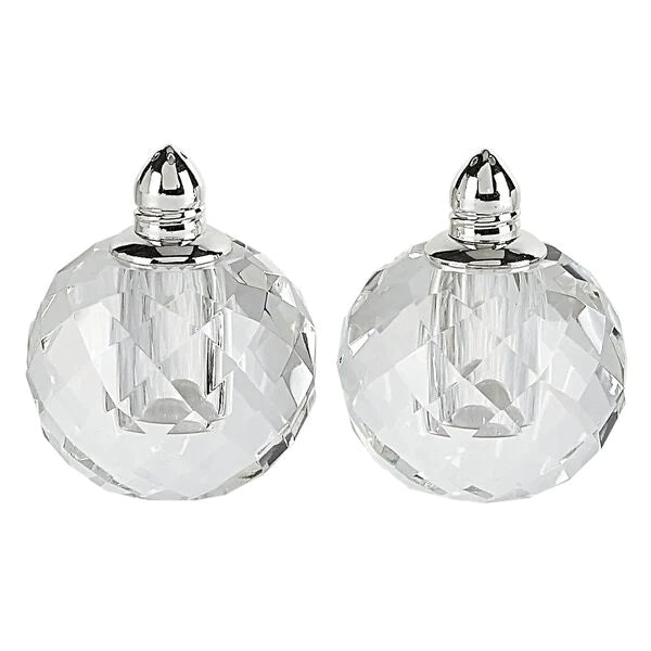 Zendra Platinum Salt and Pepper Shakers Set