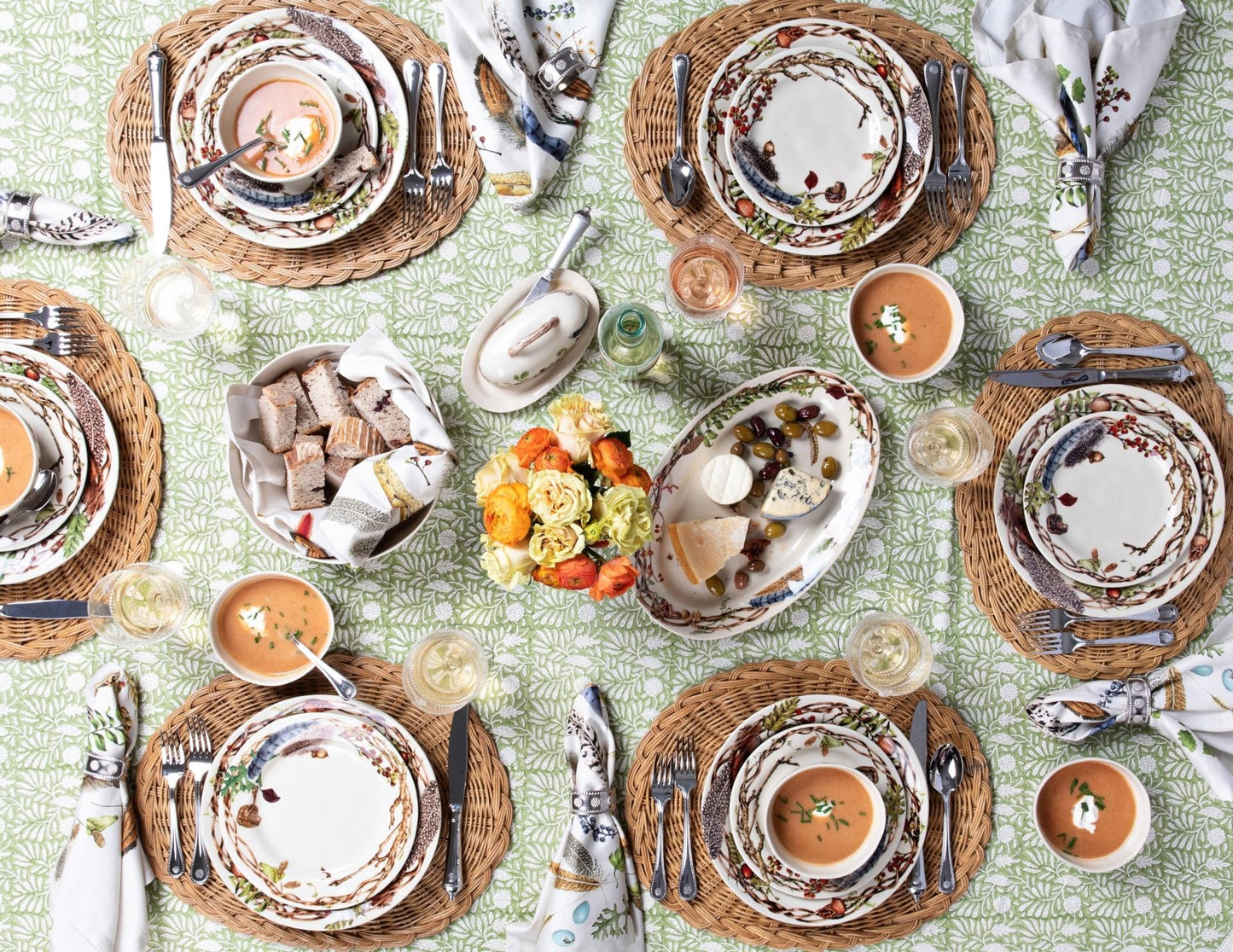 Forest Walk Salad Plates S/4