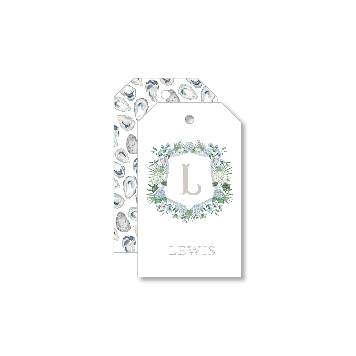 Lowcountry Crest Gift Tag
