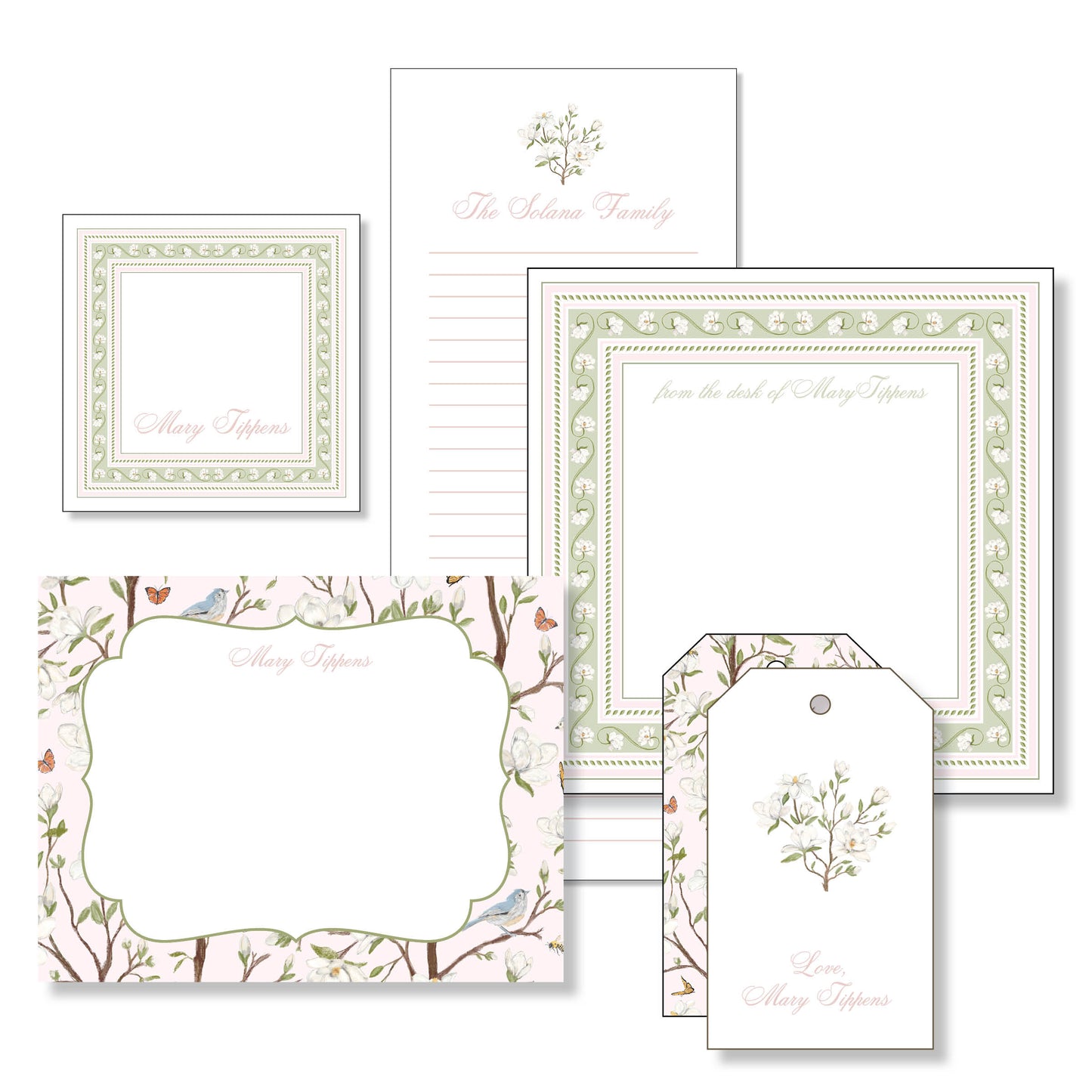 Magnolia Stationery Set