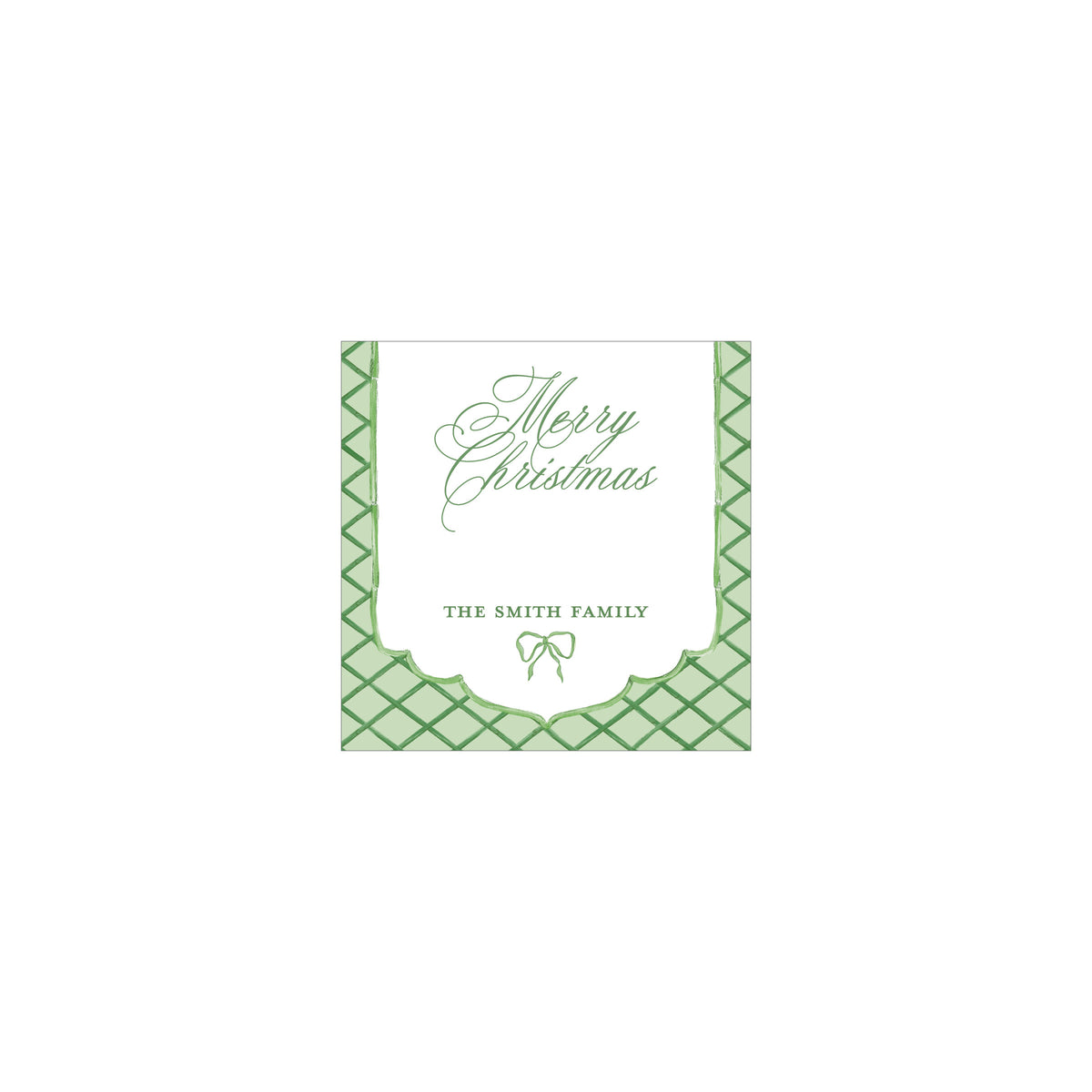 Merry Bamboo Gift Label