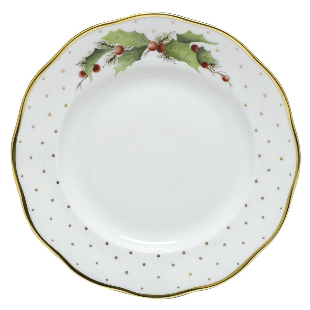 Winter Shimmer Dessert Plate