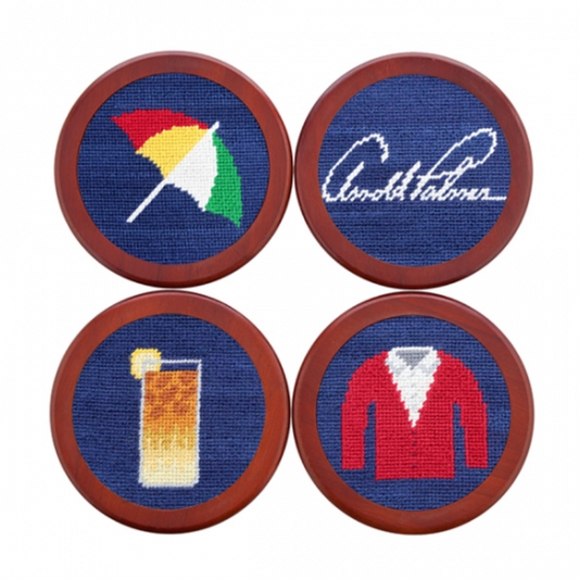 Arnold Palmer Needlepoint Coasters