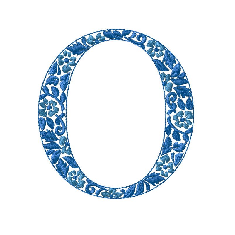 Embroidery Chinoiserie Font