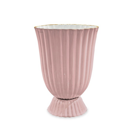 Vertical Mauve Vase