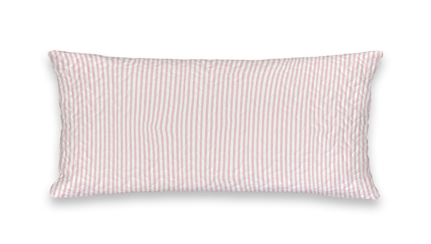 Claire Quilted Pillow-Pink