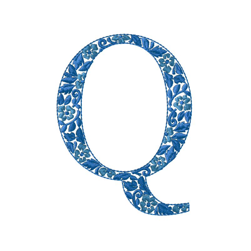 Embroidery Chinoiserie Font