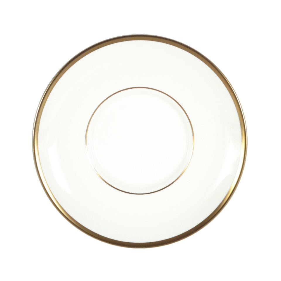 Signature w/Monogram Saucer