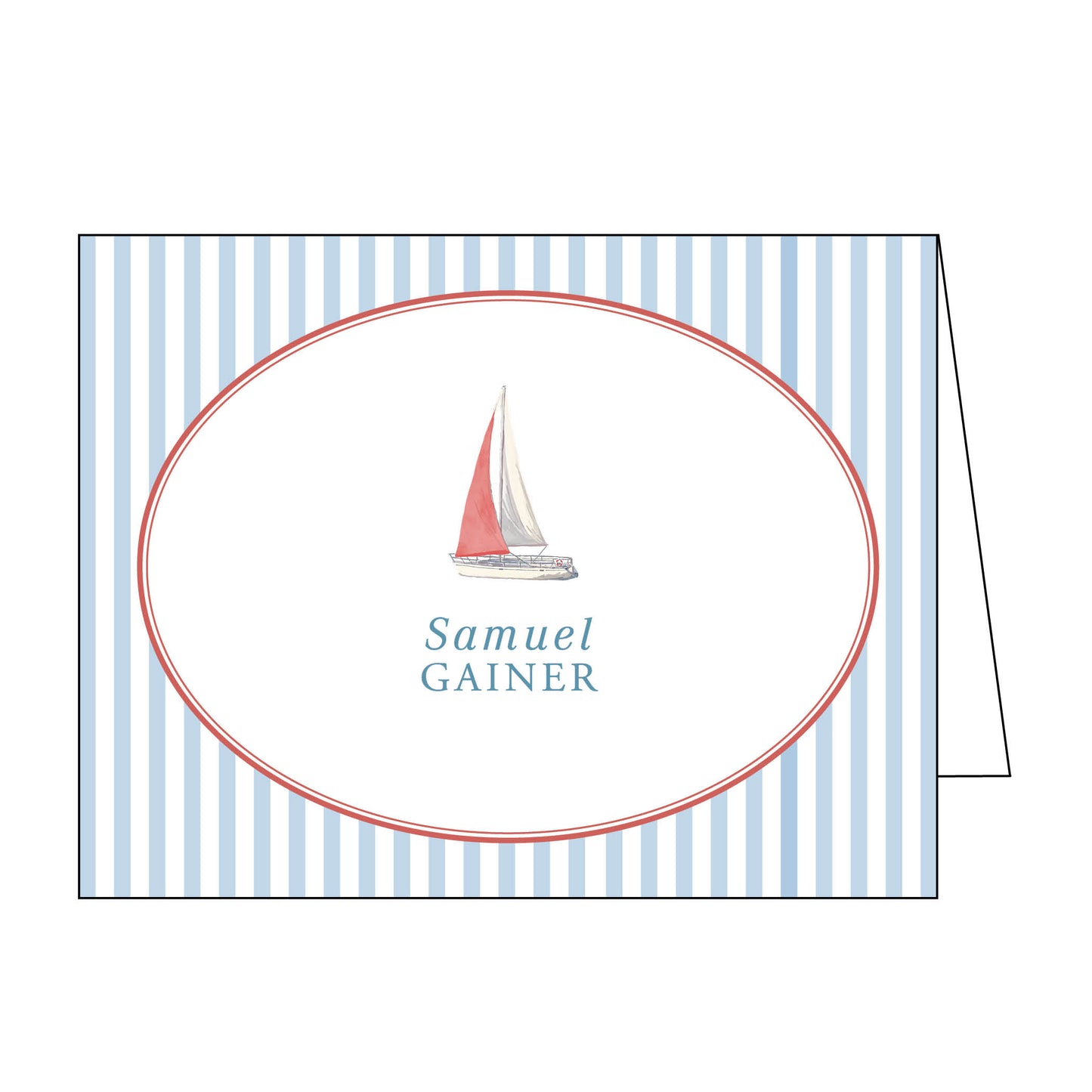Sailboat Frame Note