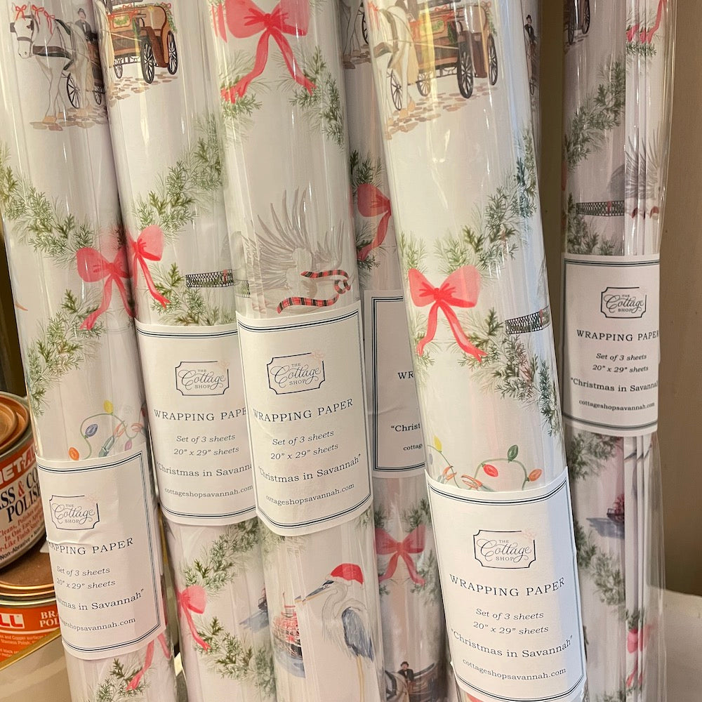 Christmas in Savannah Wrapping Paper