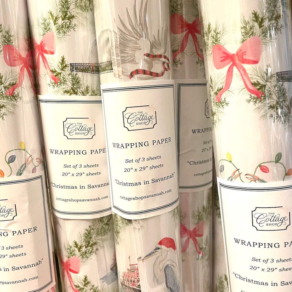 Christmas in Savannah Wrapping Paper