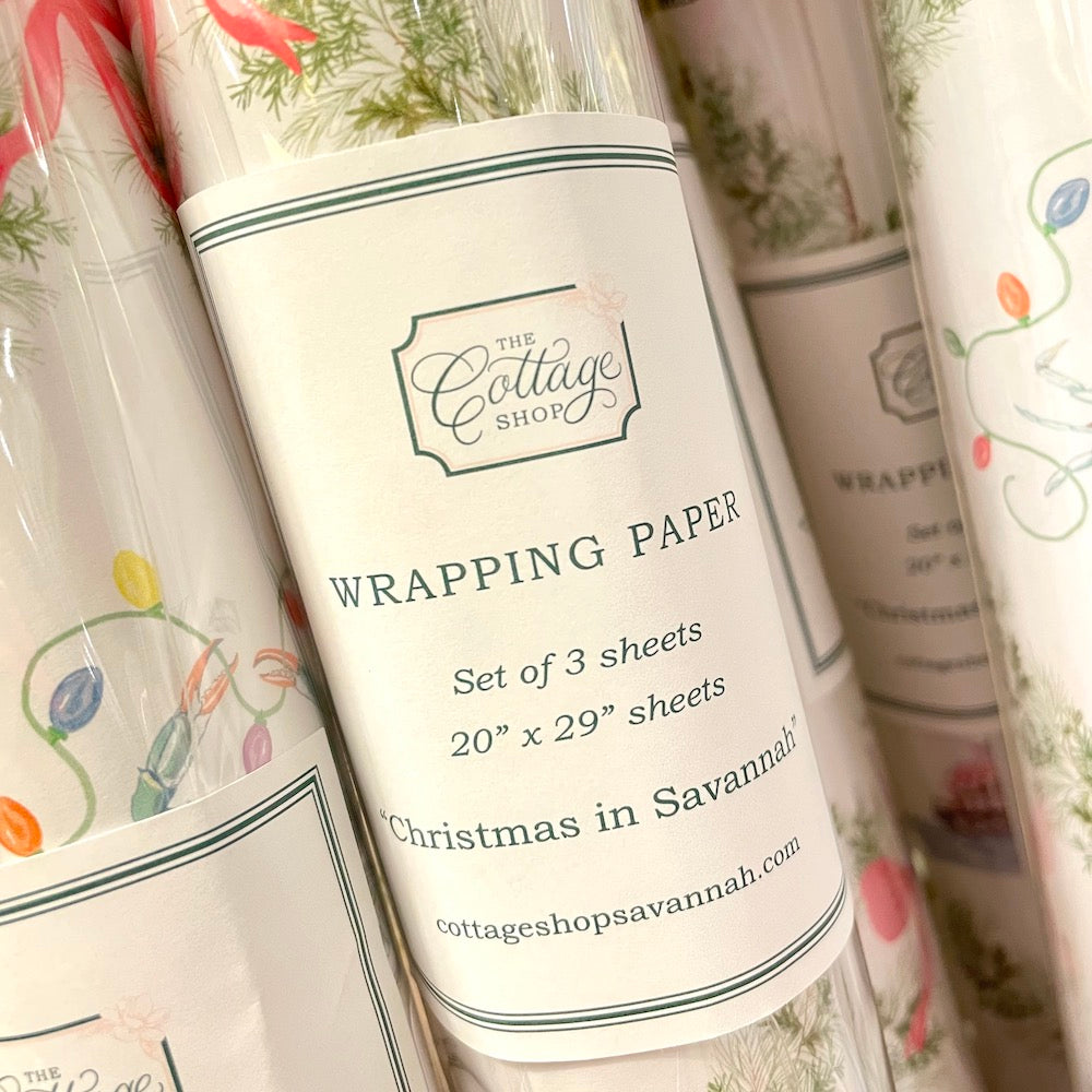 Christmas in Savannah Wrapping Paper