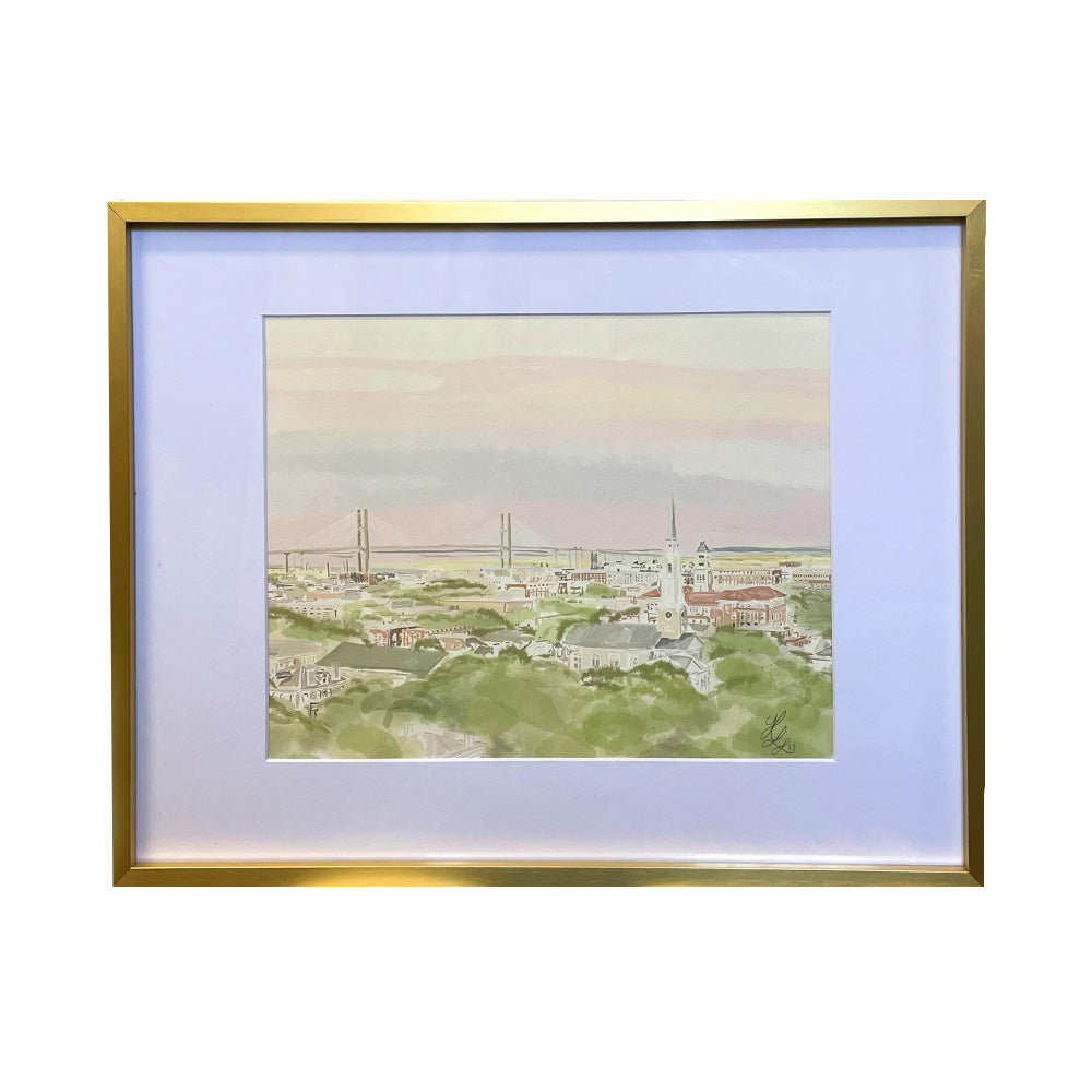 Savannah Skyline Art Print