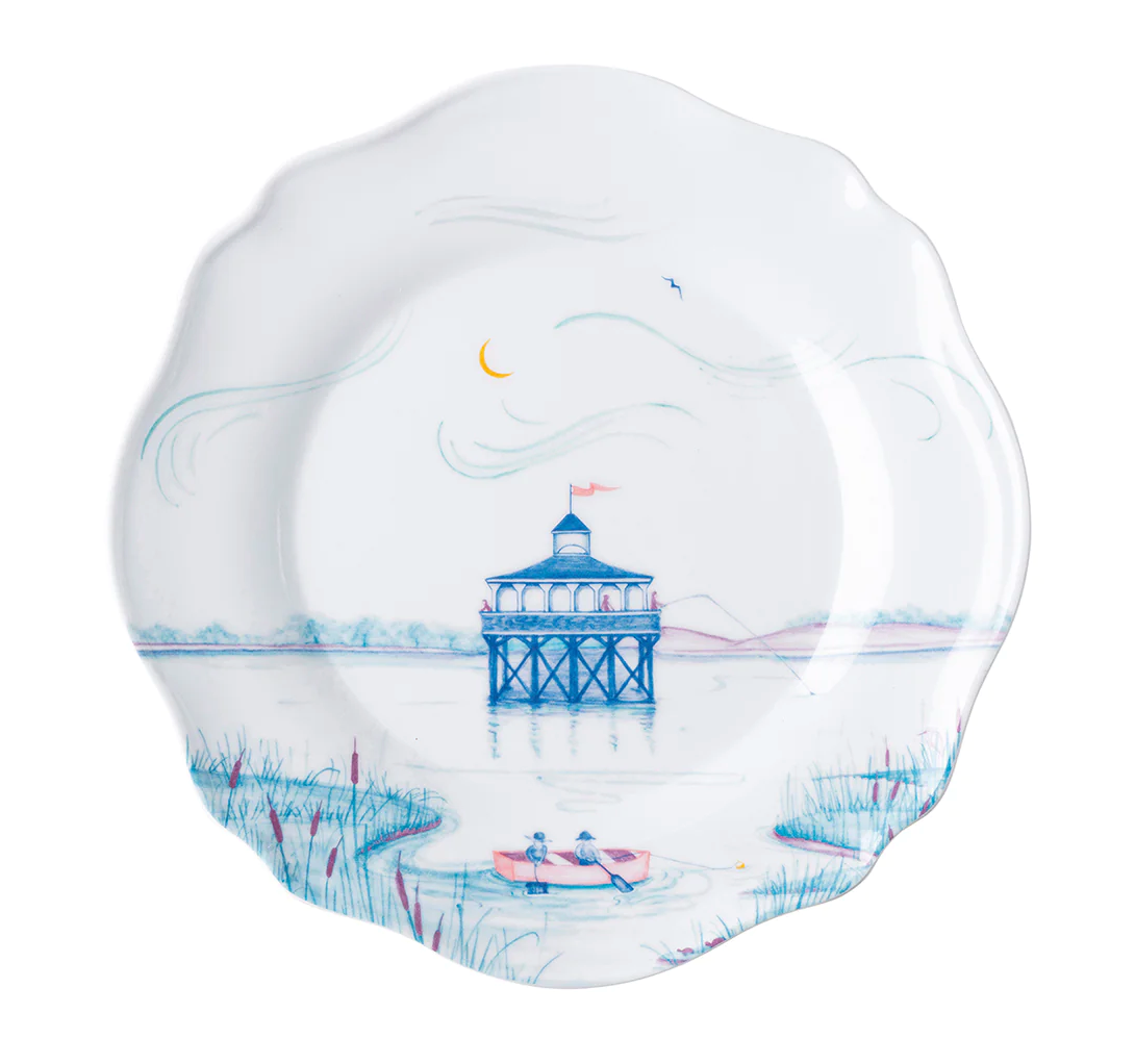 Seaside Melamine Salad Plate Set