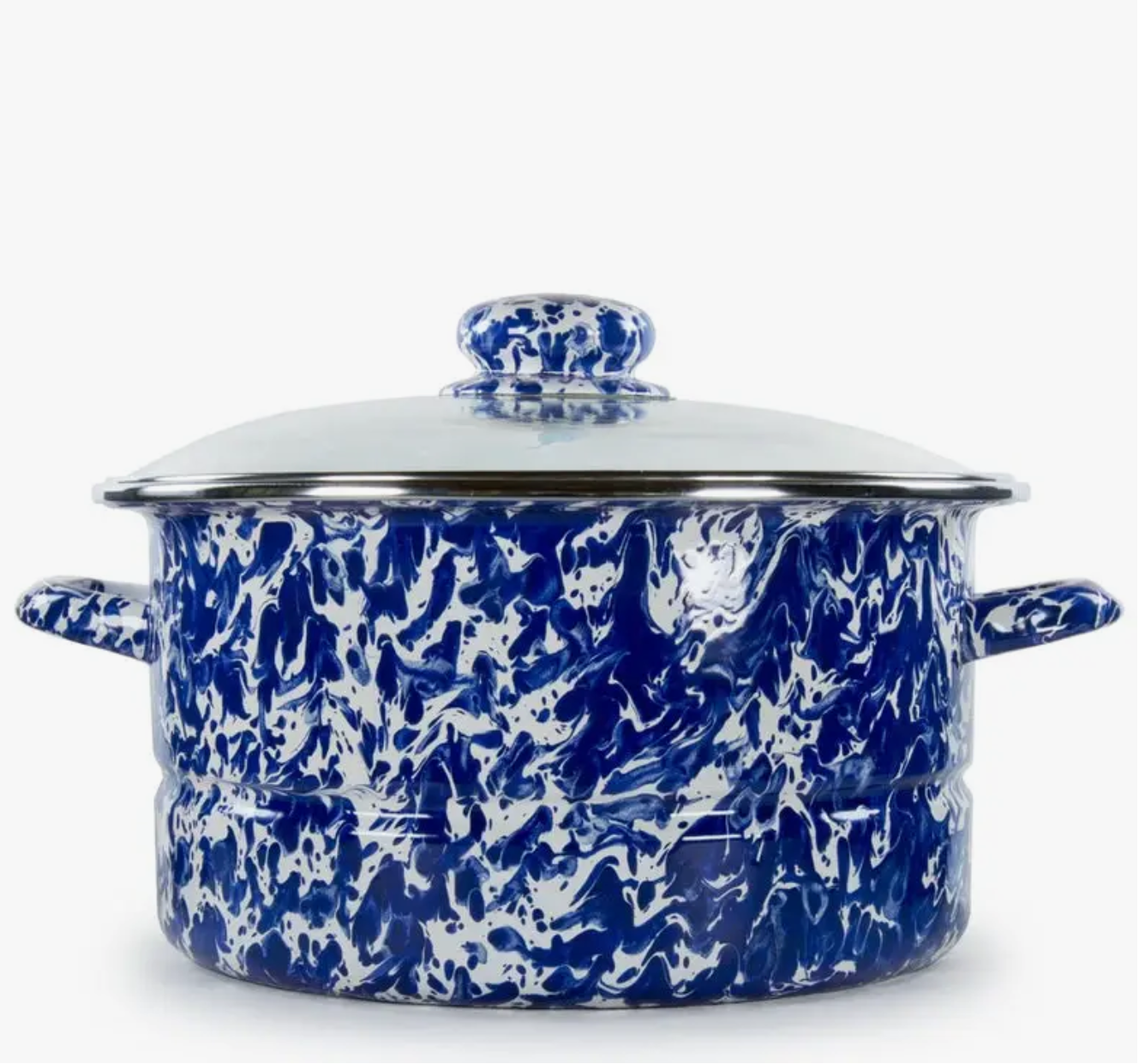 Cobalt Swirl 6 qt Stock Pot
