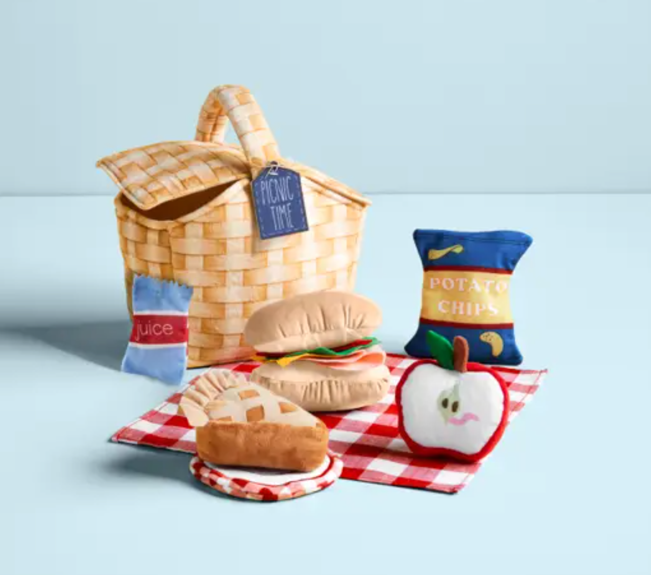 PICNIC BASKET TOY PLAY SET