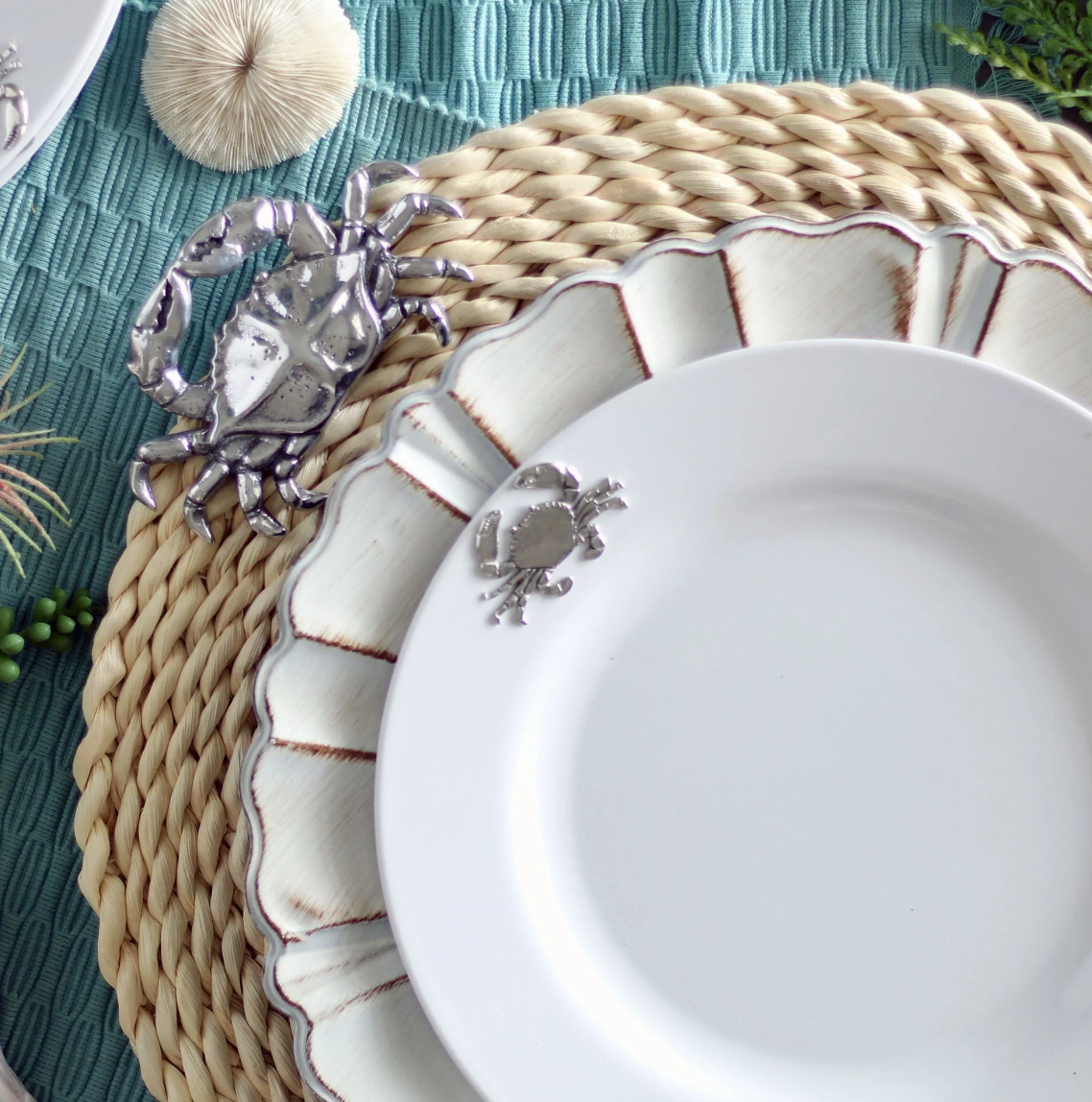 CRAB TWISTED SEAGRASS PLACEMATS - SET OF 4