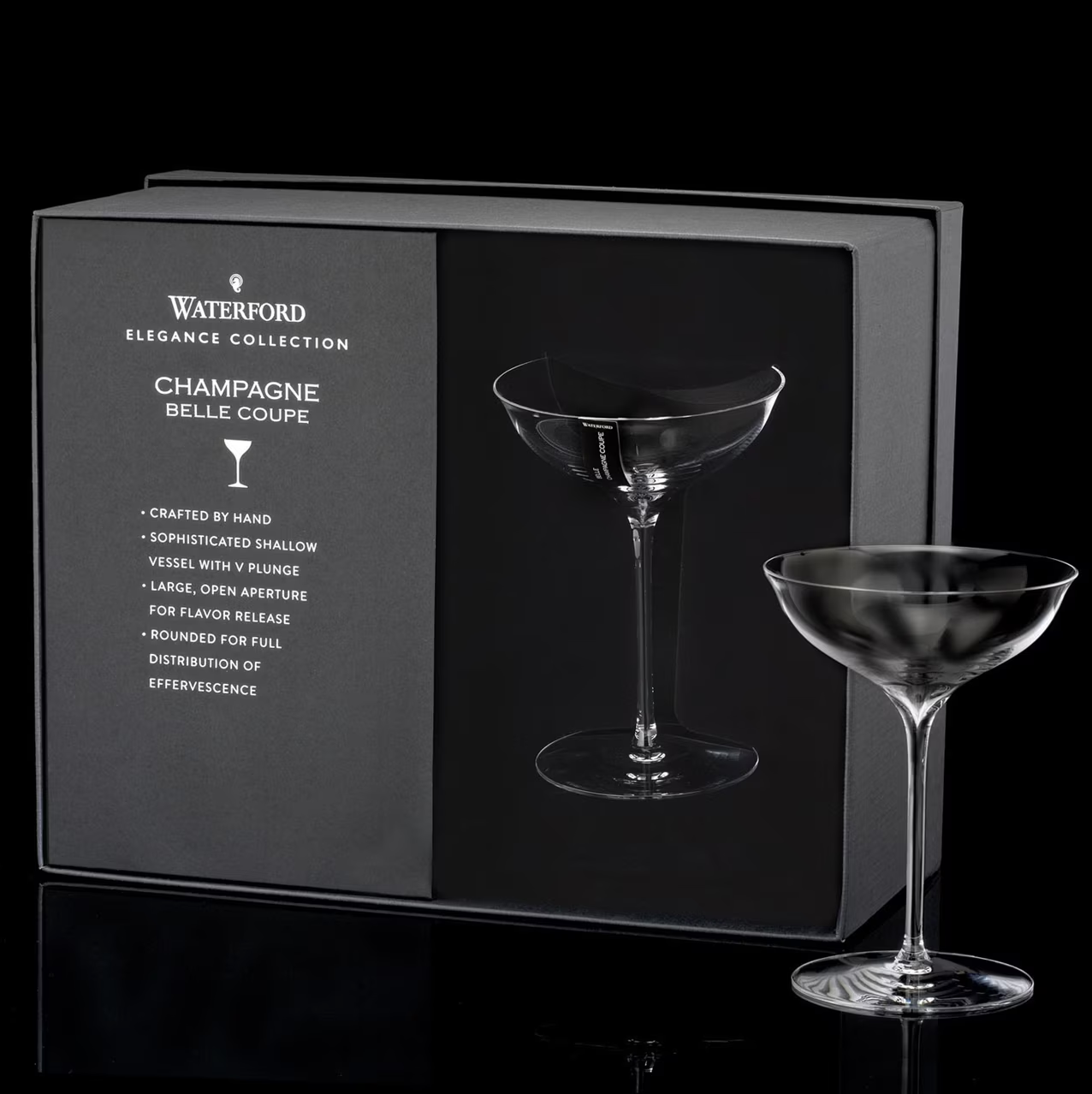 Elegance Champagne Belle Coupe, Pair