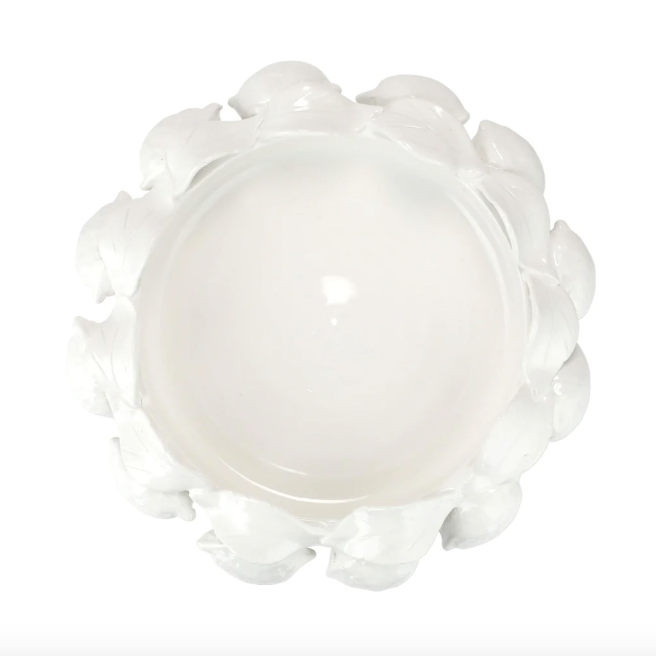 Limoni White Footed Fruit Bowl