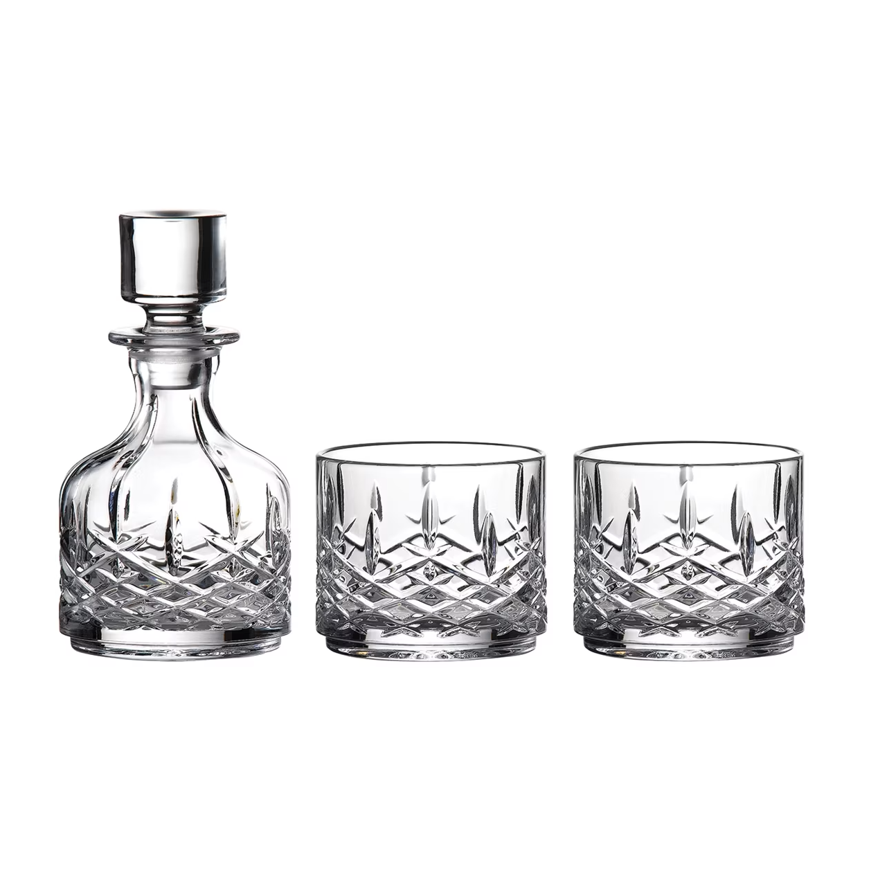 Markham Stacking Decanter and Set of 2 Tumblers