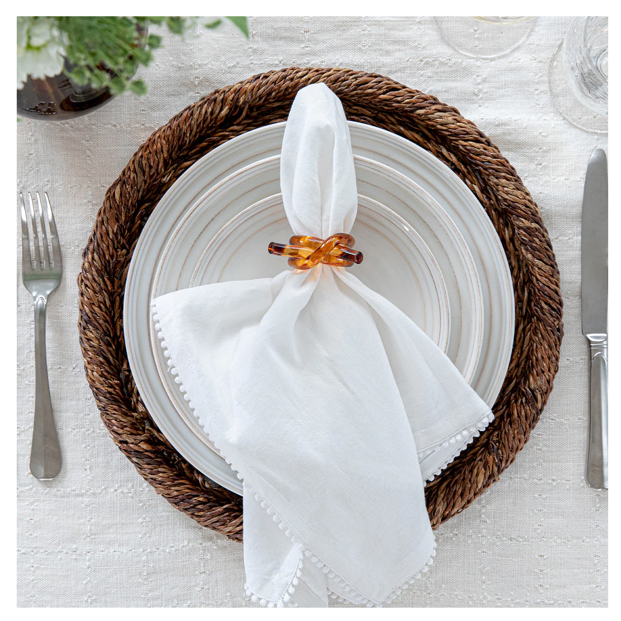 Berry Trim Napkin Set