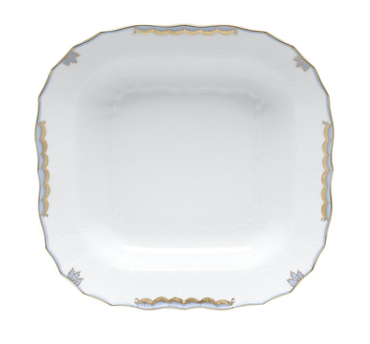 Princess Victoria Light Blue Square DIsh