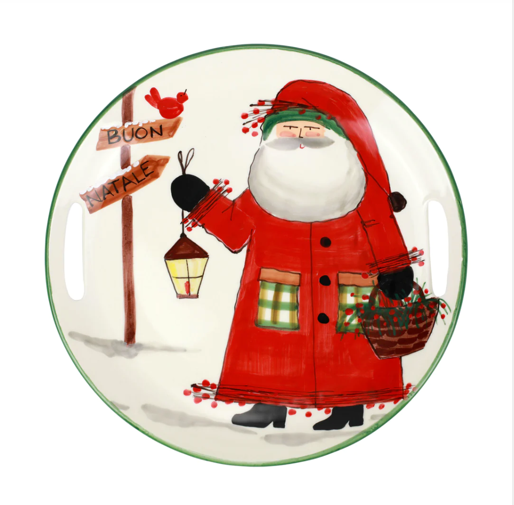 Old St. Nick Lantern Tray