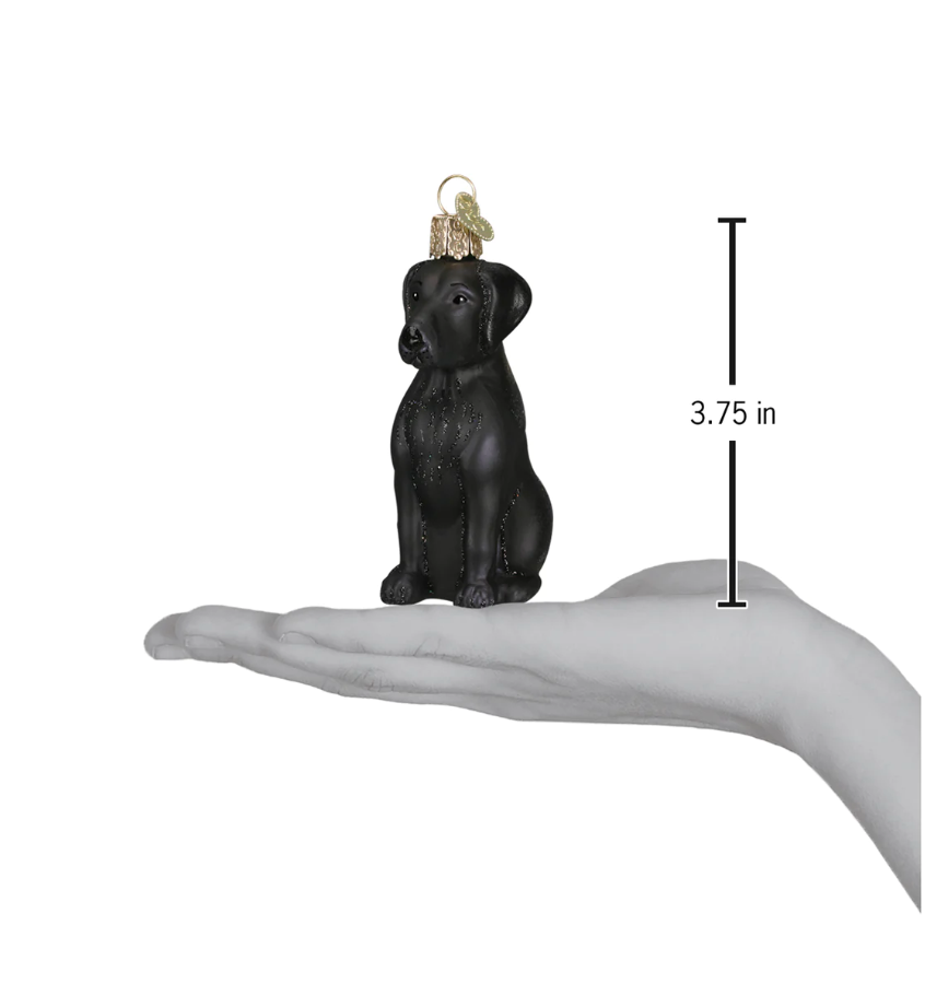 Black Labrador Ornament