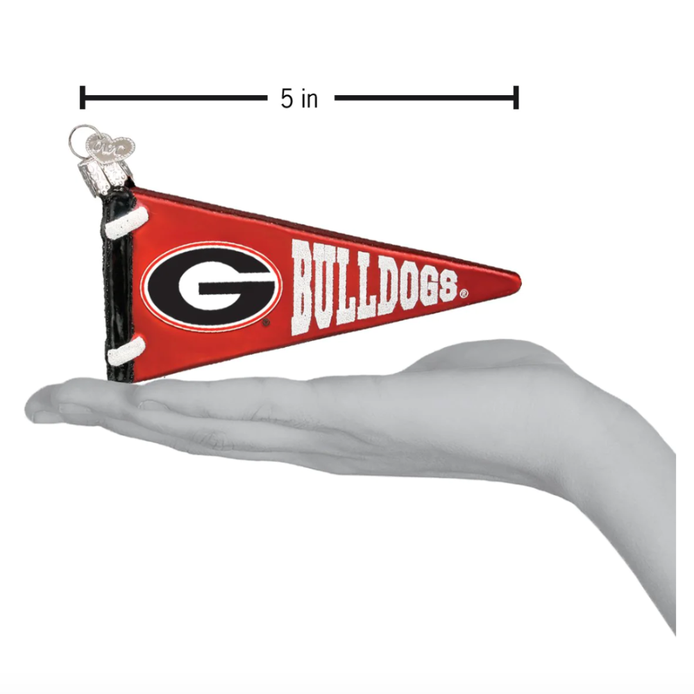 Georgia Pennant Ornament