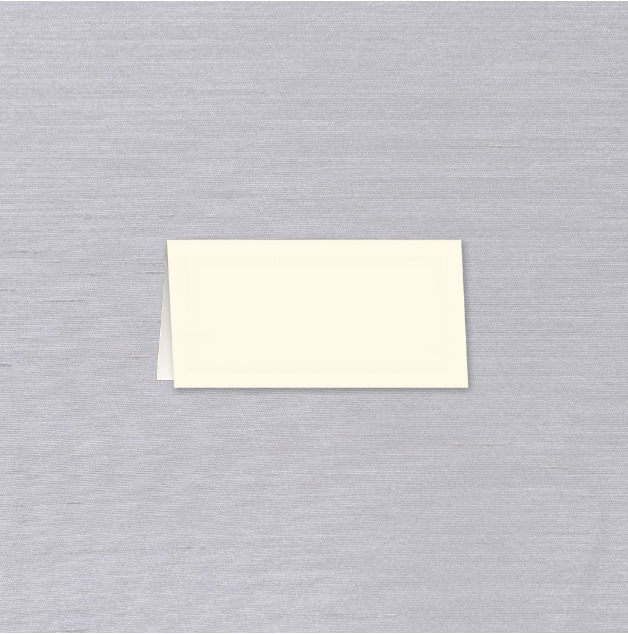 Ecru Folded Place Cards
