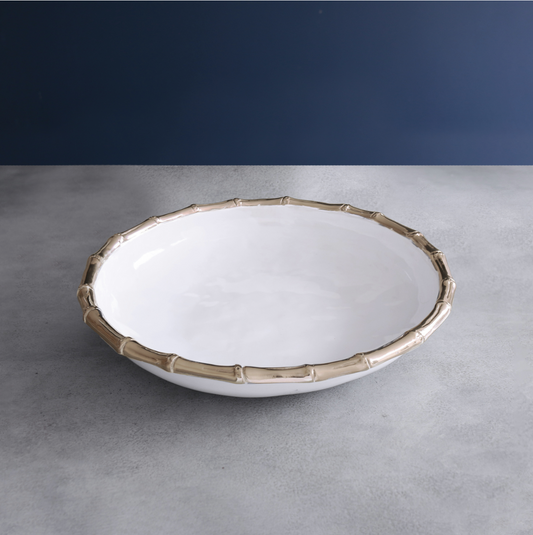 Bamboo Large Round Bowl