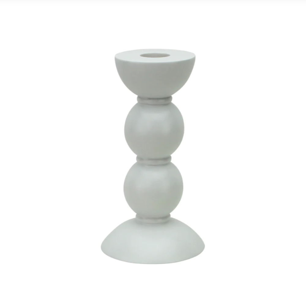 Bobbin Candlestick White
