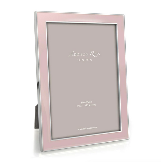 Light Pink Enamel 5x7" Frame