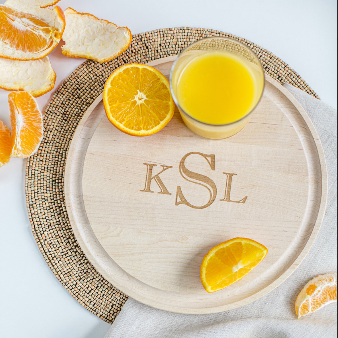 Wooden Round Cutting Board