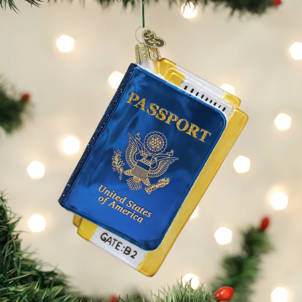 Passport Ornament