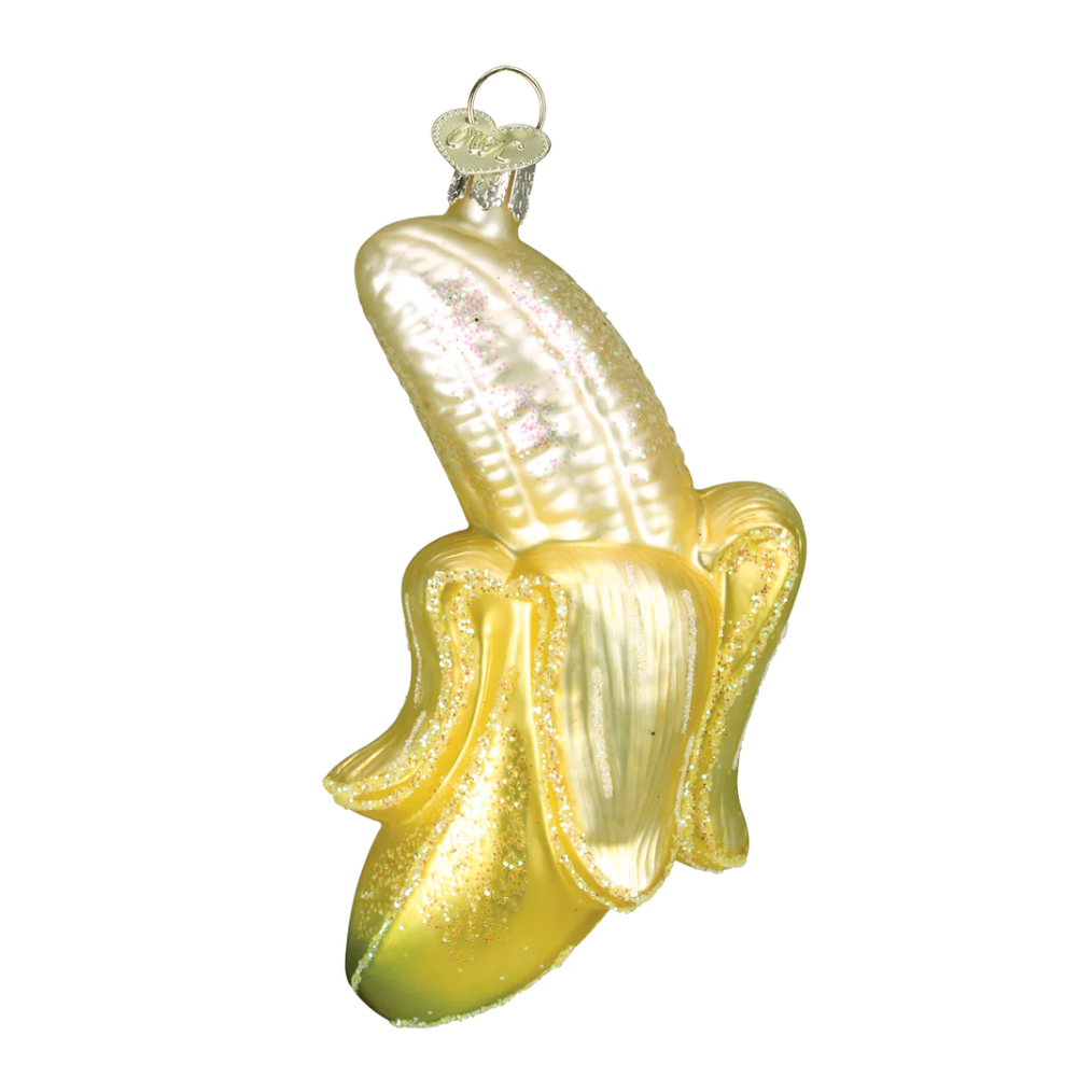 Peeled Banana Ornament