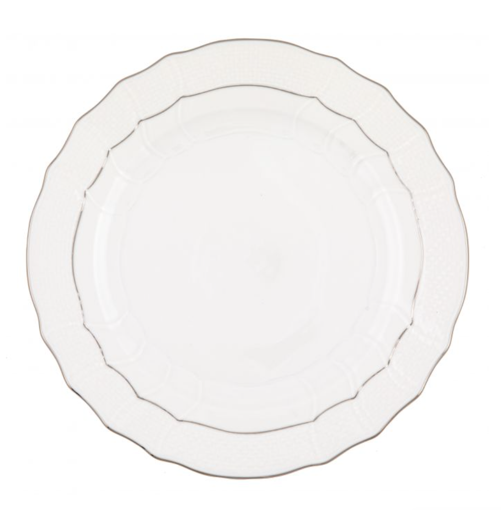 Platinum Edge Dinner Plate
