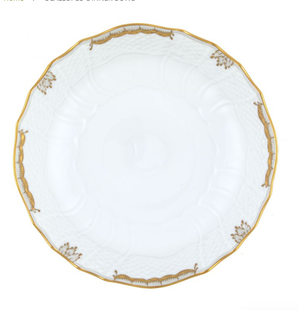 Princess Victoria Dinner Bowl