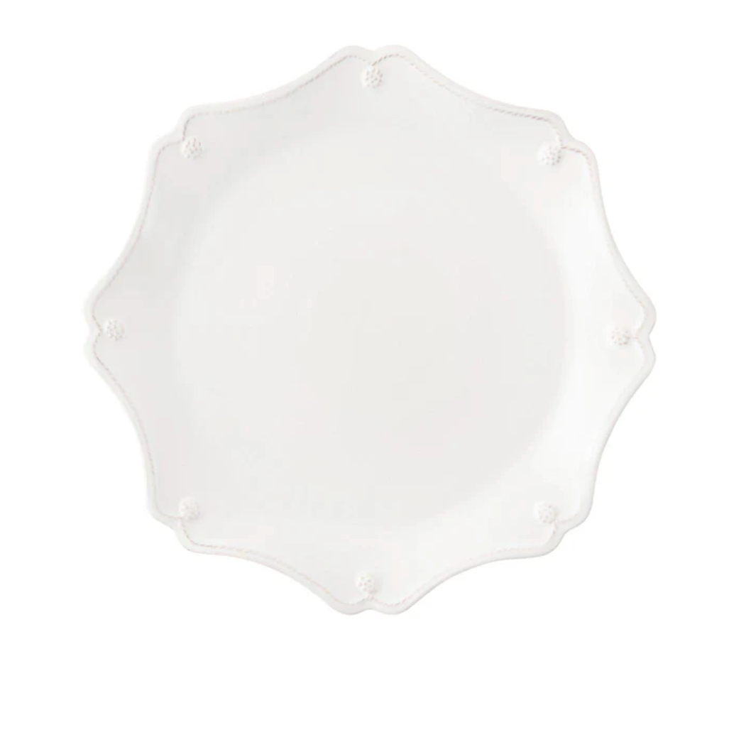 Berry & Thread Scalloped Charger