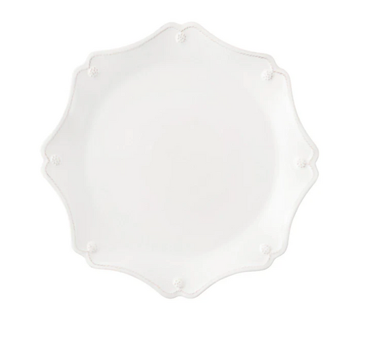 Berry & Thread Scalloped Charger