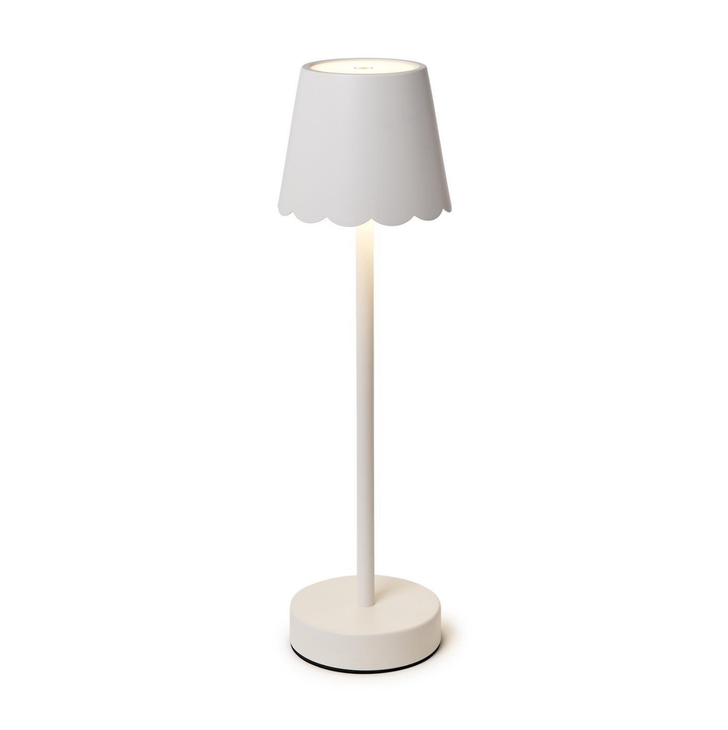 Scalloped Edge LED Table Lamp