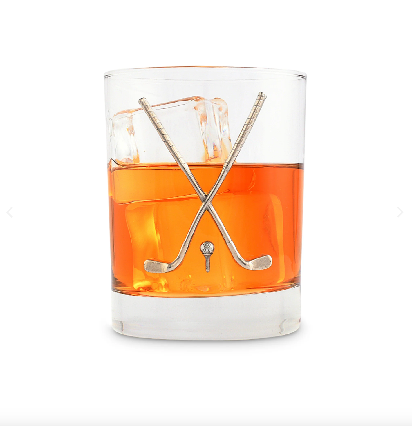 Golf Club Double Old Fashioned Glass