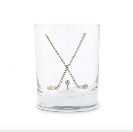Golf Club Double Old Fashioned Glass