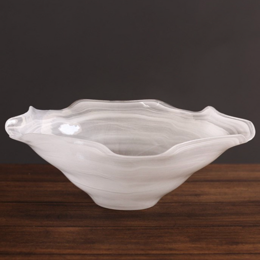 Alabaster Wave Large Bowl