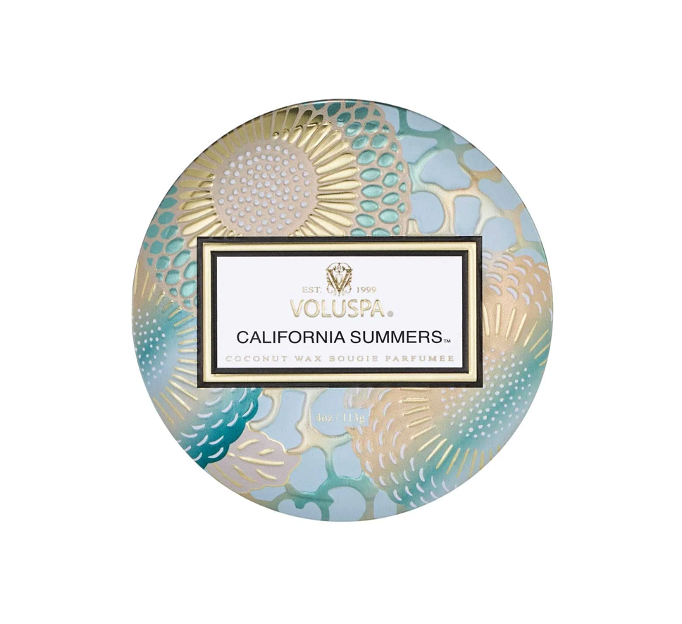 California Summers Mini Tin Candle