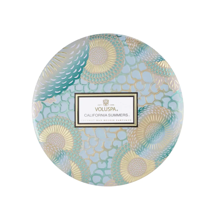 California Summers 3 Wick Tin