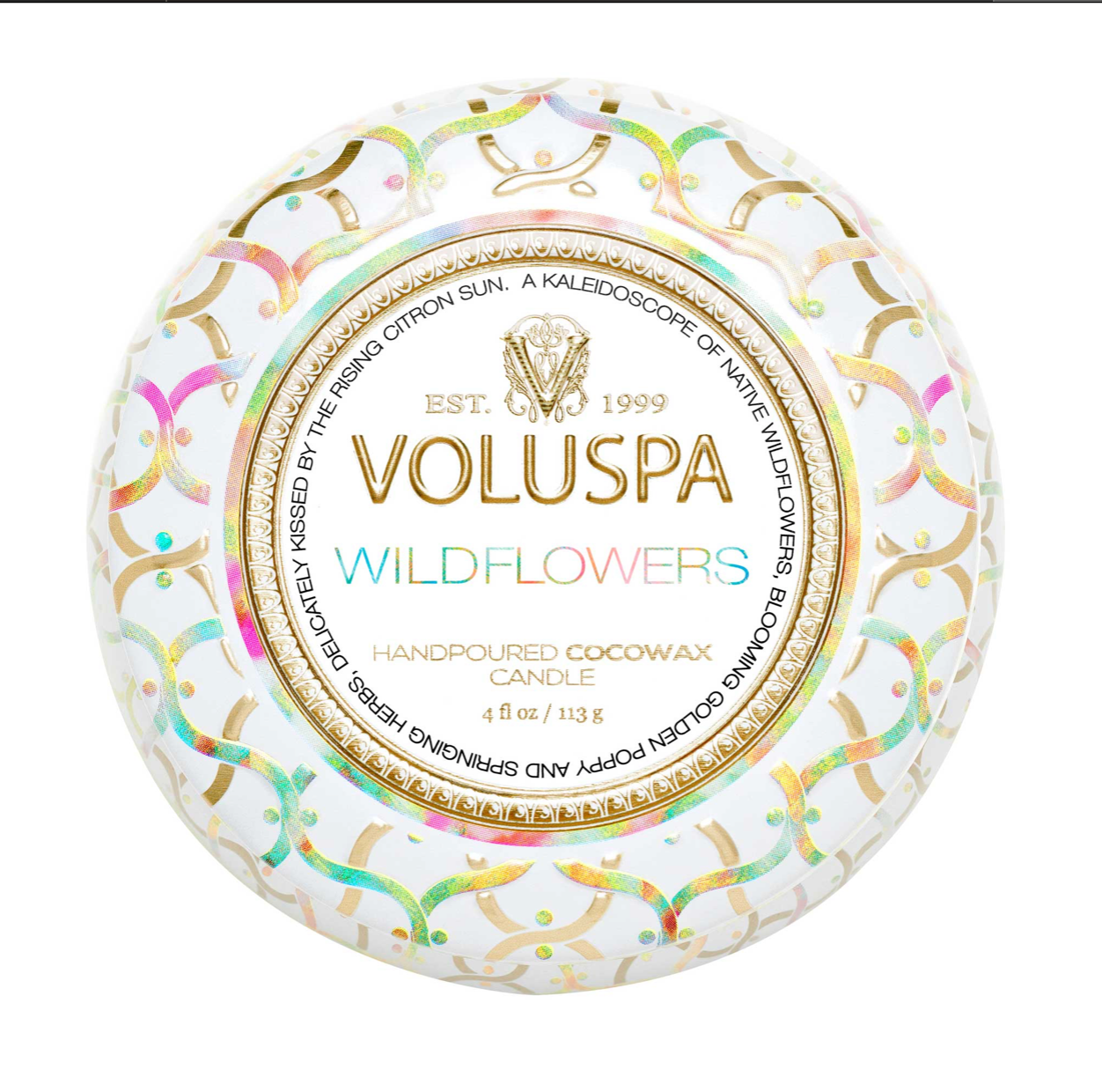 Wildflowers Mini Tin Candle